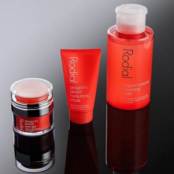 Rodial Other - Rodial Dragon's Blood Bundle Gift Set: Eye Gel HA Mask Cleansing Water *BNIB